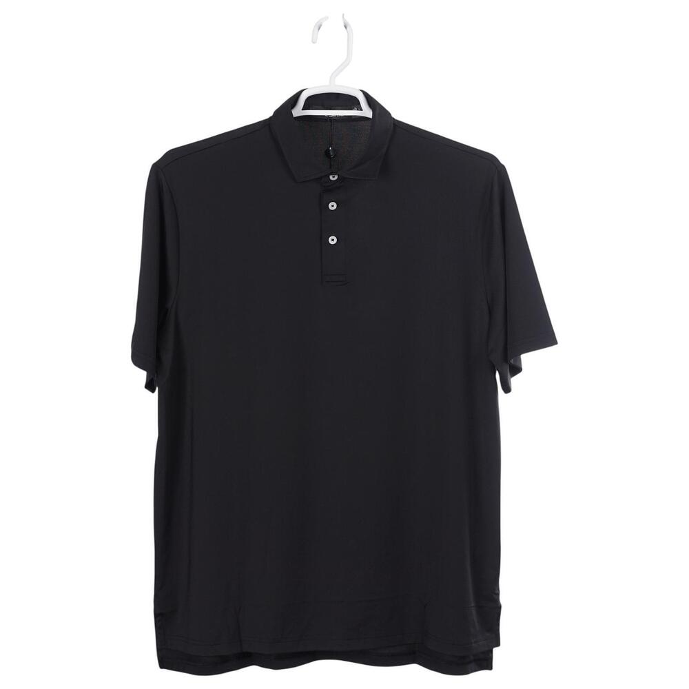 NWT RLX Ralph Lauren Performance Polo Shirt L Black Short Sleeve Classic Fit